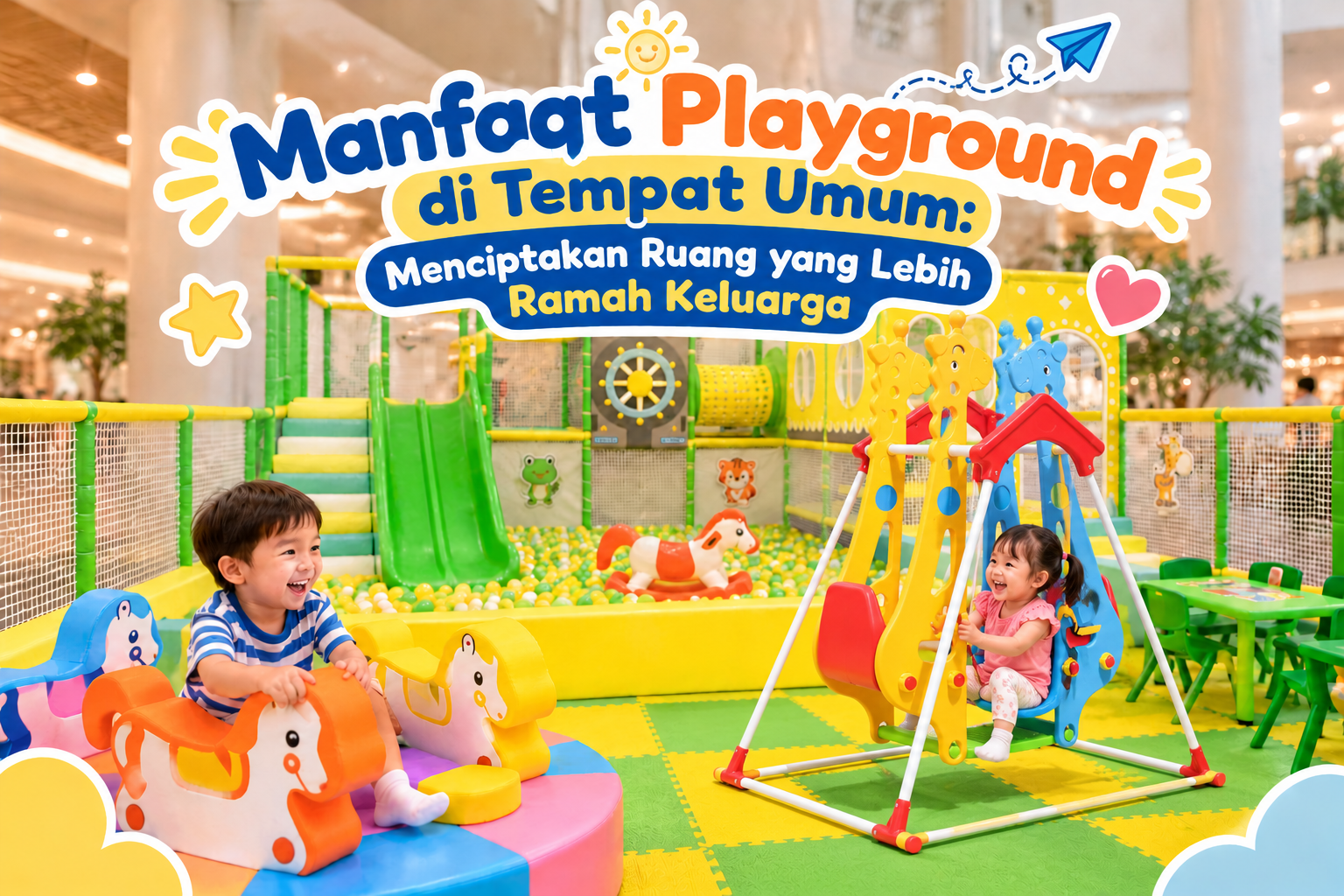 Manfaat Playground di Tempat Umum: Menciptakan Ruang yang Lebih Ramah Keluarga
