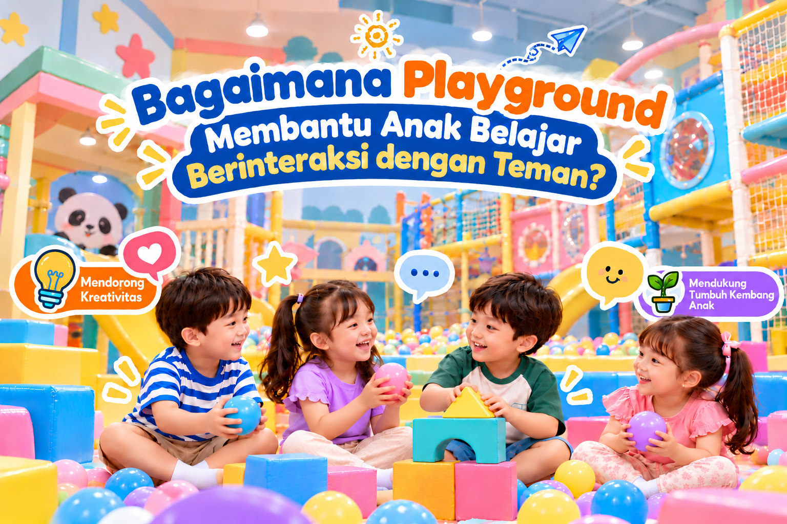 Bagaimana Playground Membantu Anak Belajar Berinteraksi dengan Teman?