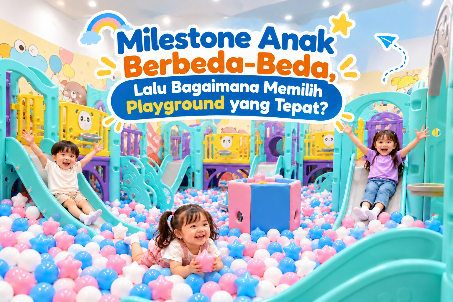 Milestone Anak Berbeda-Beda, Lalu Bagimana Memilih Playground yang Tepat?