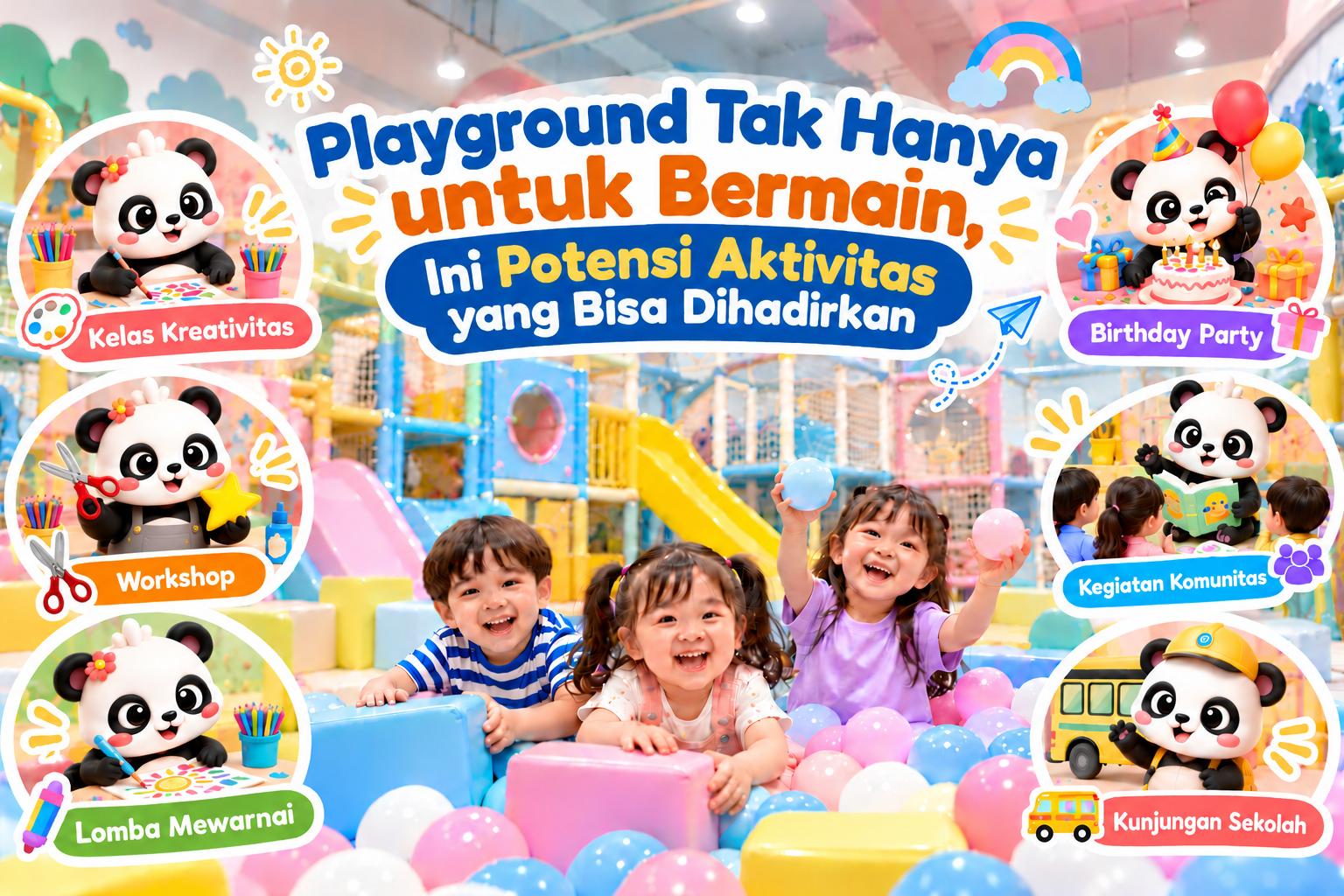 Playground Tak Hanya untuk Bermain, Ini Potensi Aktivitas yang Bisa Dihadirkan