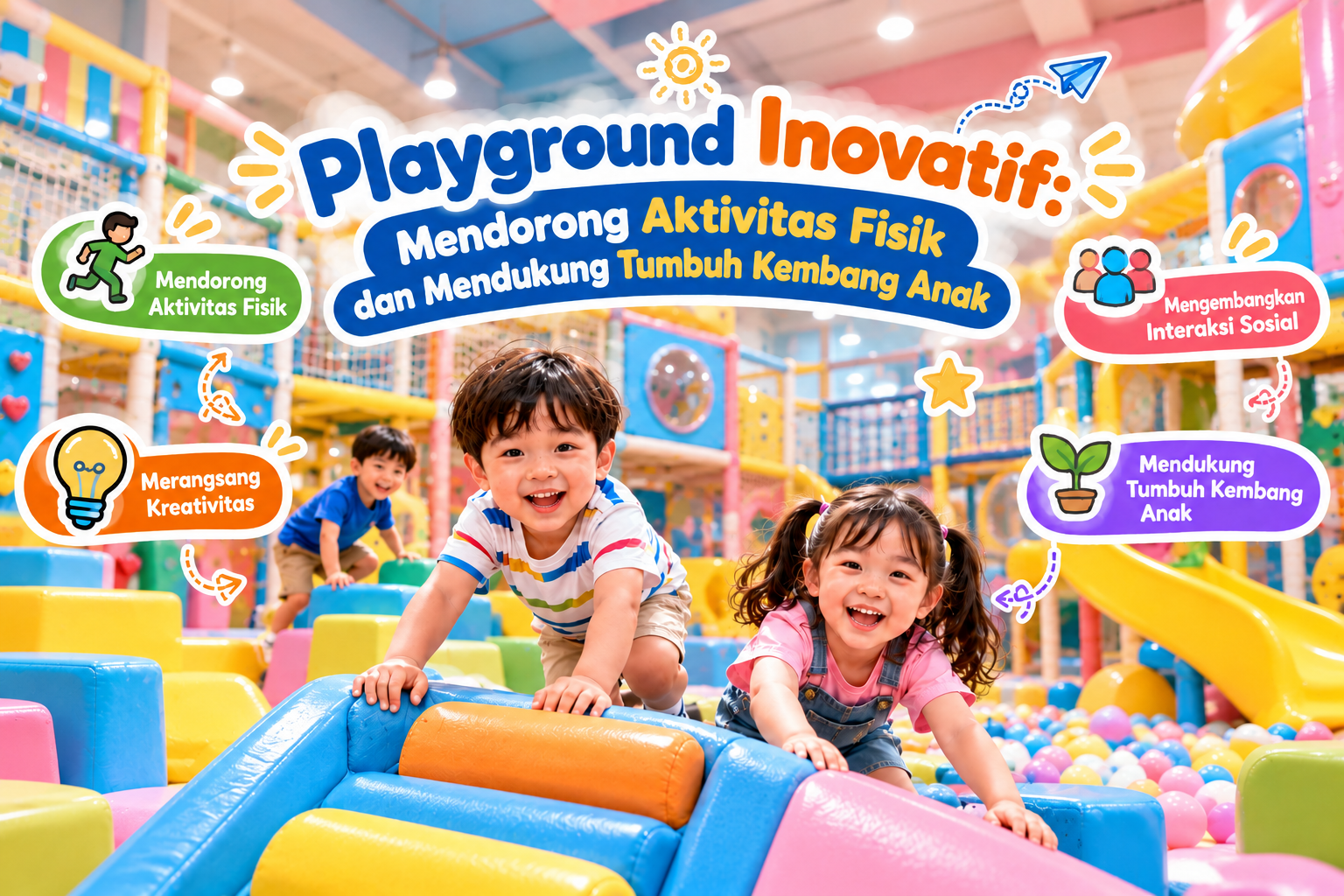 Playground Inovatif: Mendorong Aktivitas Fisik dan Mendukung Tumbuh Kembang Anak