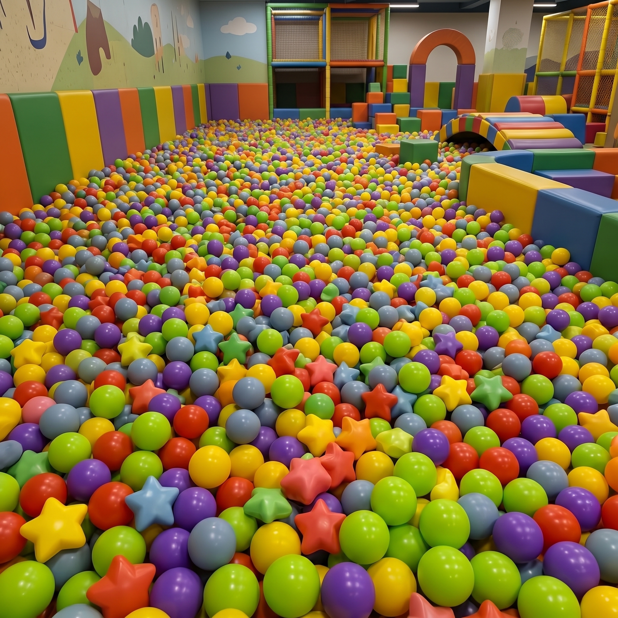 Mandi Bola Warna Warni